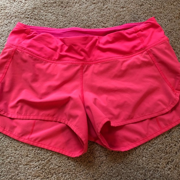 lululemon athletica Pants - Lululemon speed short 2.5” size 6 neon pink